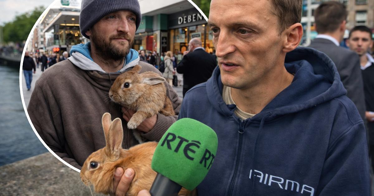 Homeless Man Rescues Rabbit From River, Wins Award While Attacker Gets 4 Months